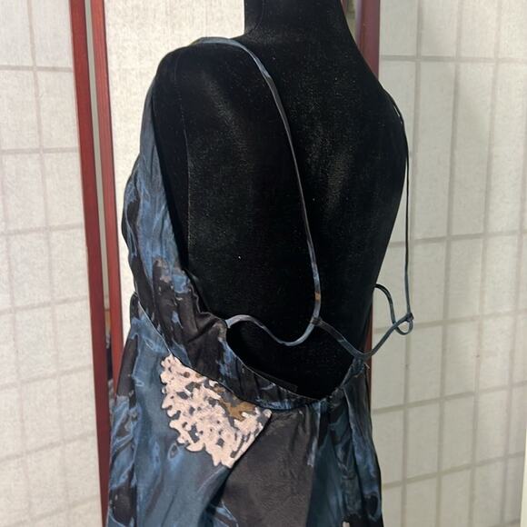 ANTHROPOLOGIE‎ FREE PEOPLE FLORAL WRAP SPAGHETTI STRAPS DRESS SIZE 10 - Picture 5 of 8